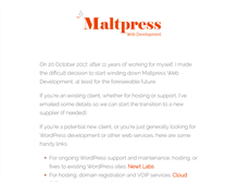 Tablet Screenshot of maltpress.co.uk